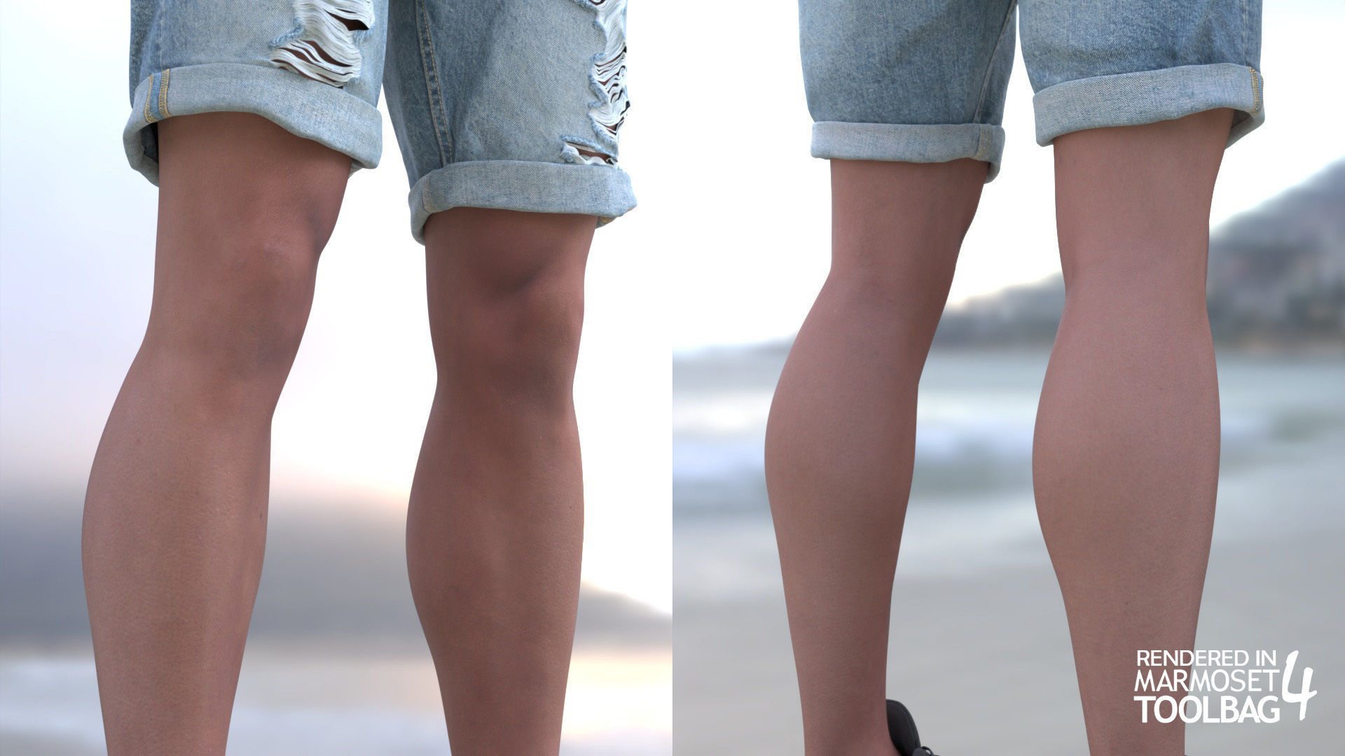 Mens and Womens Summer Outfits  - Modular - Rigged 3D Model Collection_15