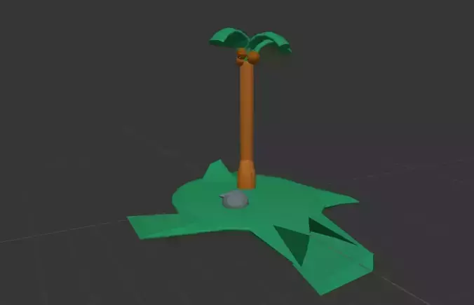 Simple palm tree 