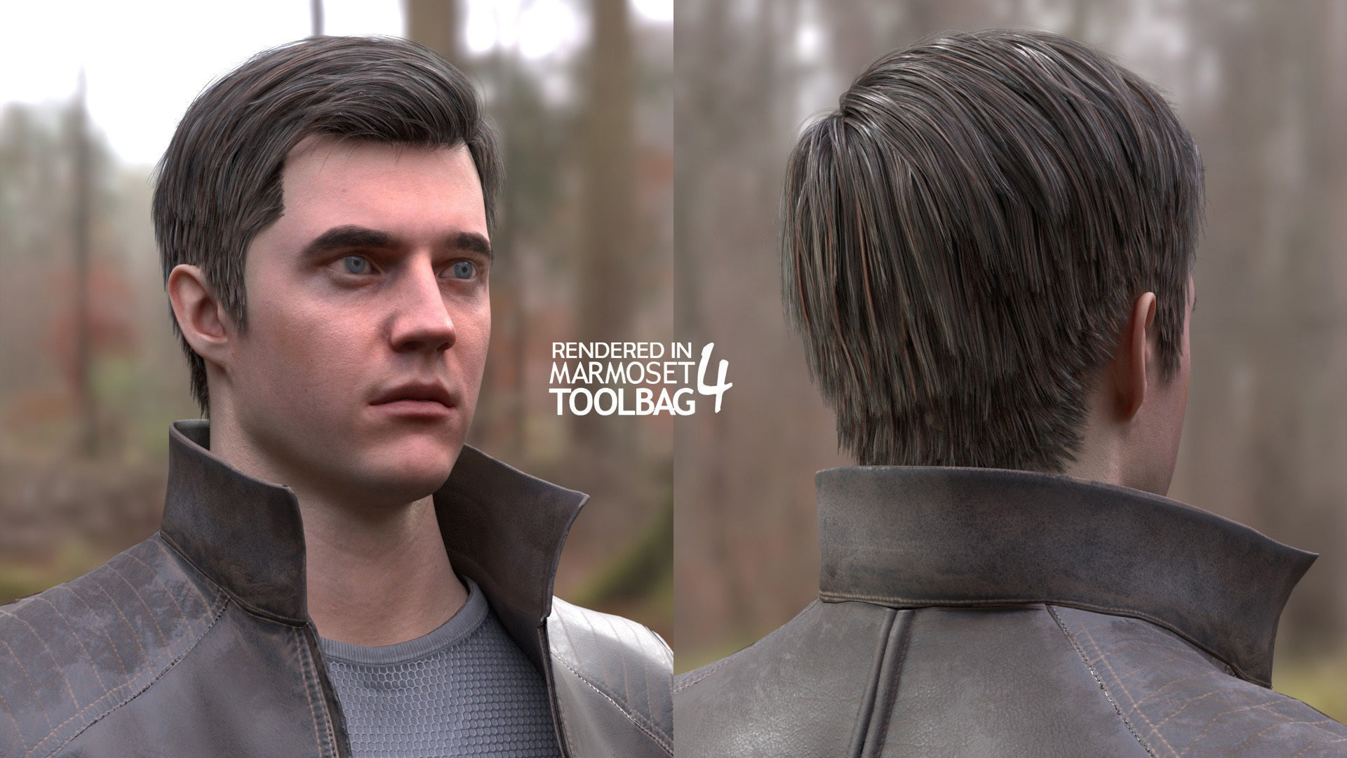 Mens and Womens Cyberpunk Outfits - Modular - Rigged 3D Model Collection_24