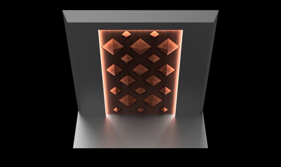 Wall art 02  3D model_2