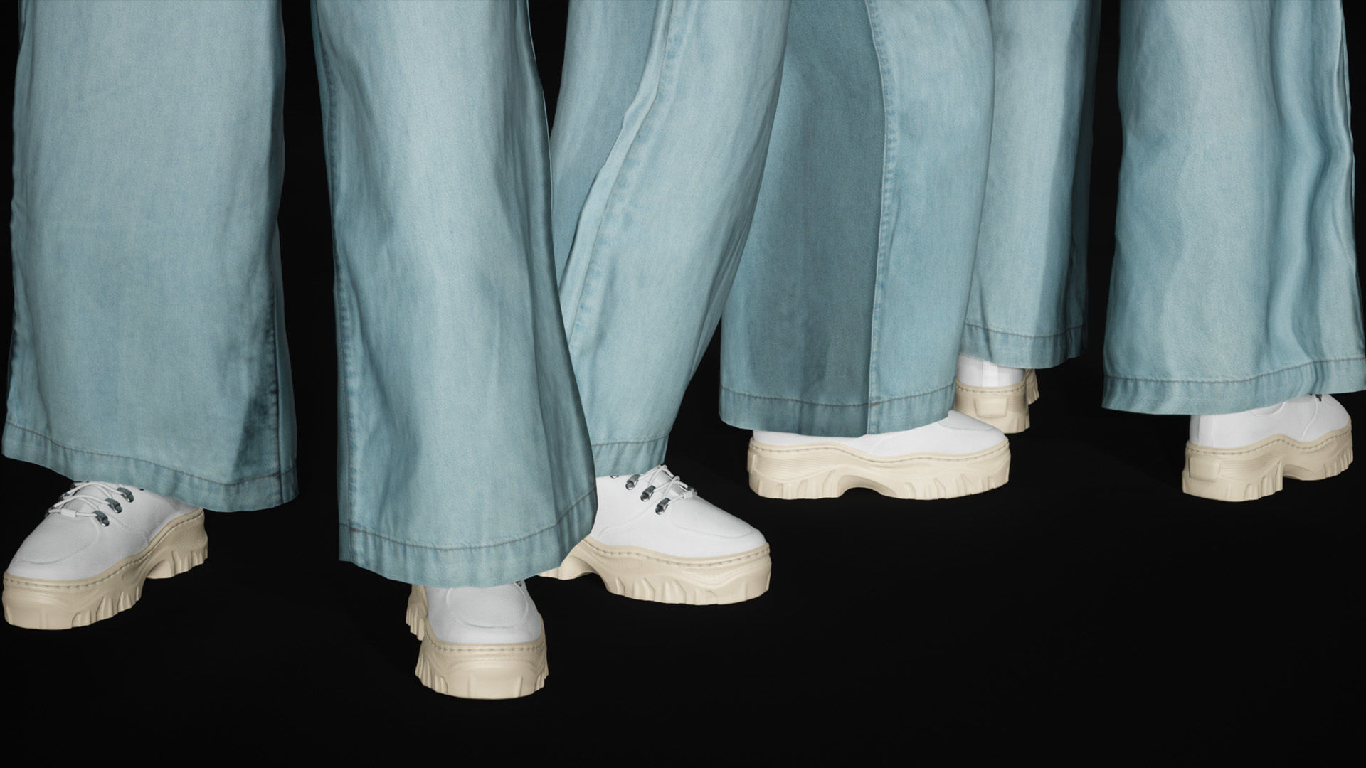 Mens and Womens Autumn Outfits - Modular - Rigged 3D Model Collection_35