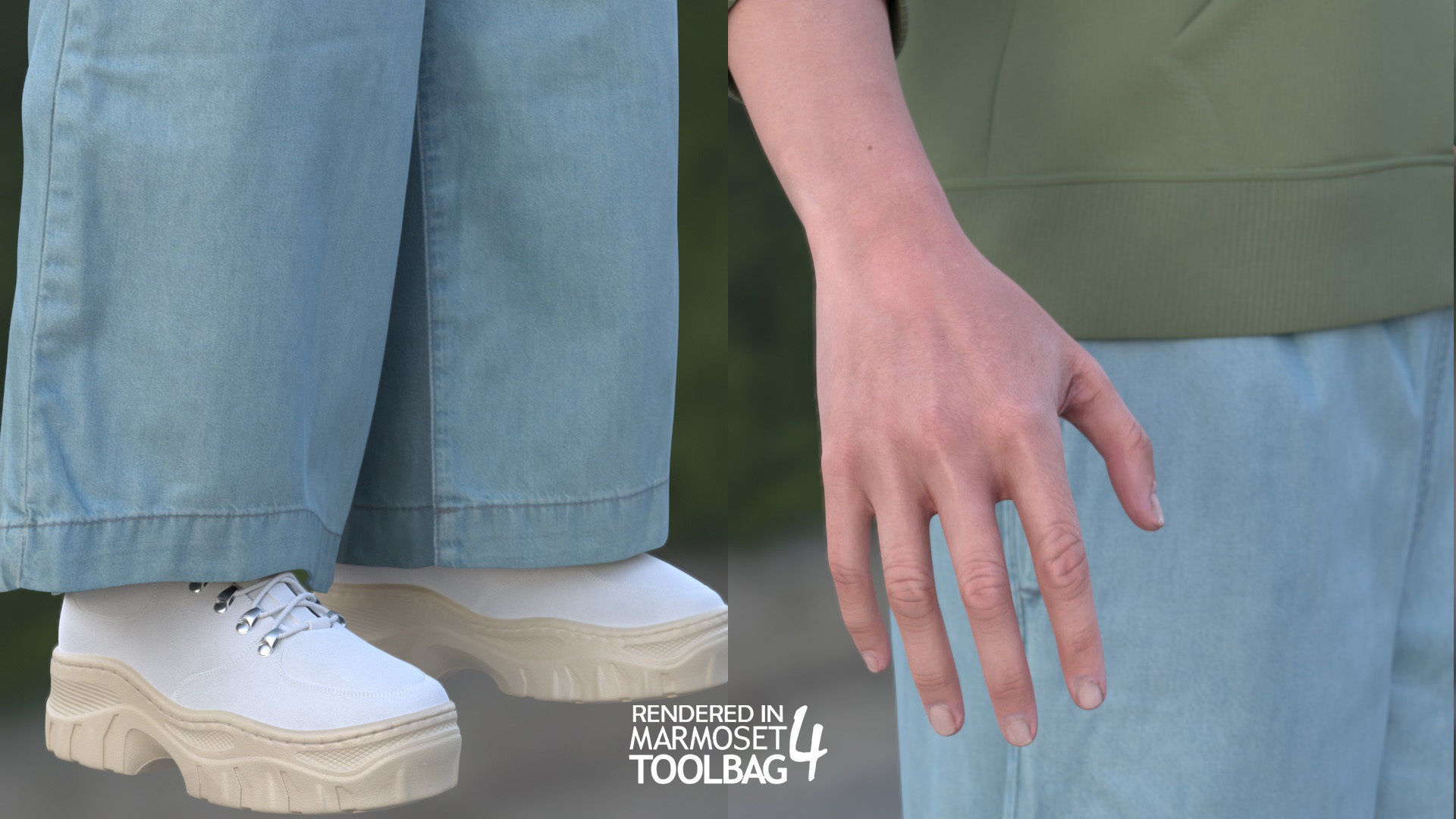 Mens and Womens Autumn Outfits - Modular - Rigged 3D Model Collection_13