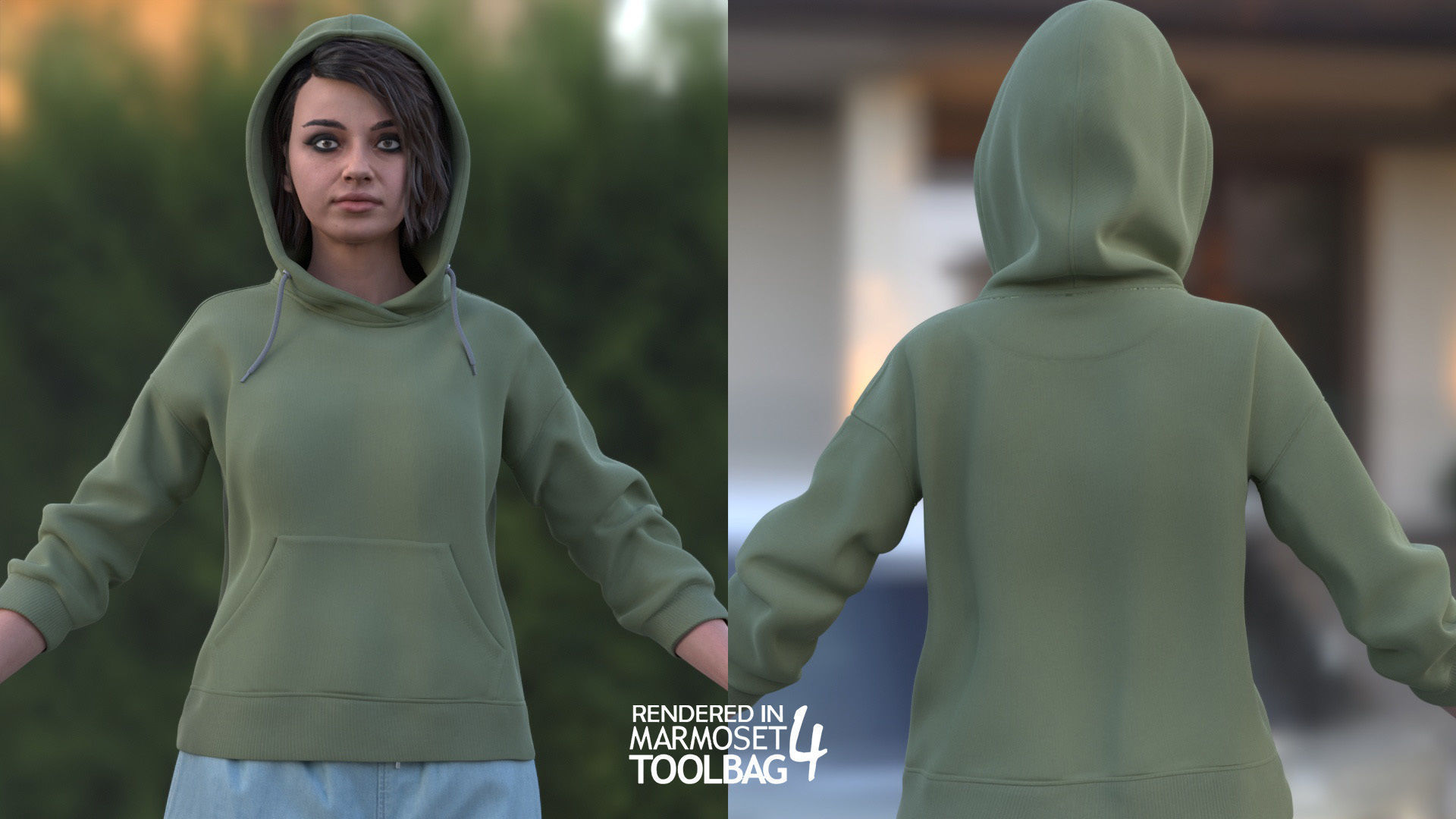 Mens and Womens Autumn Outfits - Modular - Rigged 3D Model Collection_16