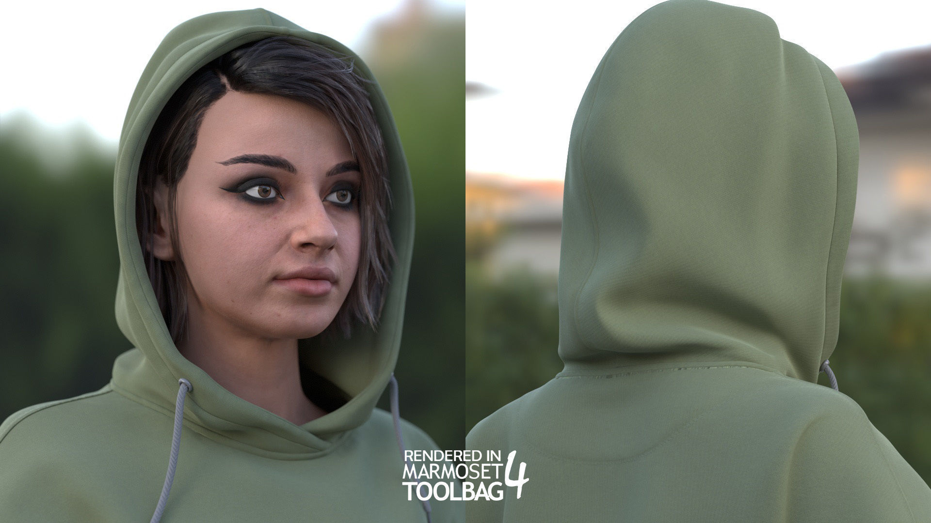 Mens and Womens Autumn Outfits - Modular - Rigged 3D Model Collection_9