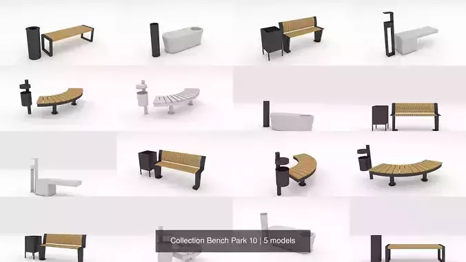 Collection Bench Park 10 