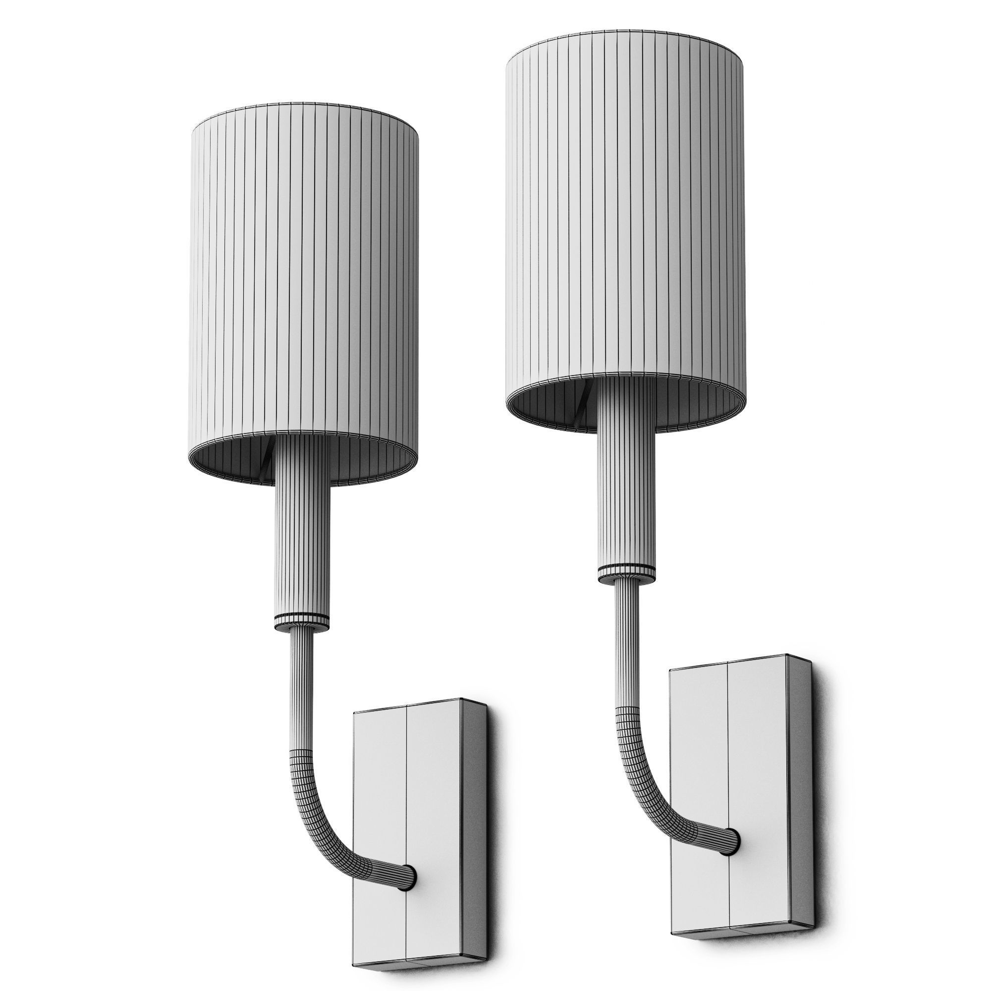 Sconce Louvre Home Cassius 3D model_3