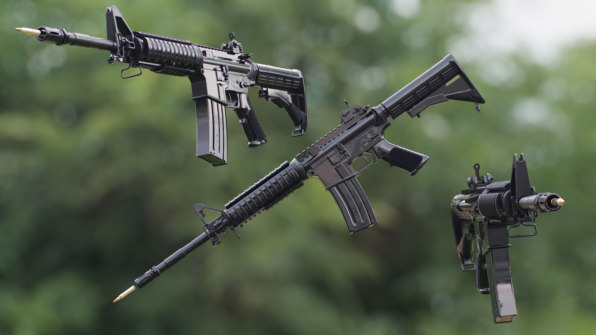 Mens Military Uniforms - Modular - Rigged 3D Model Collection_22