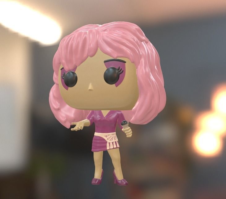 Funko Jem and the holograms 3D print model_2