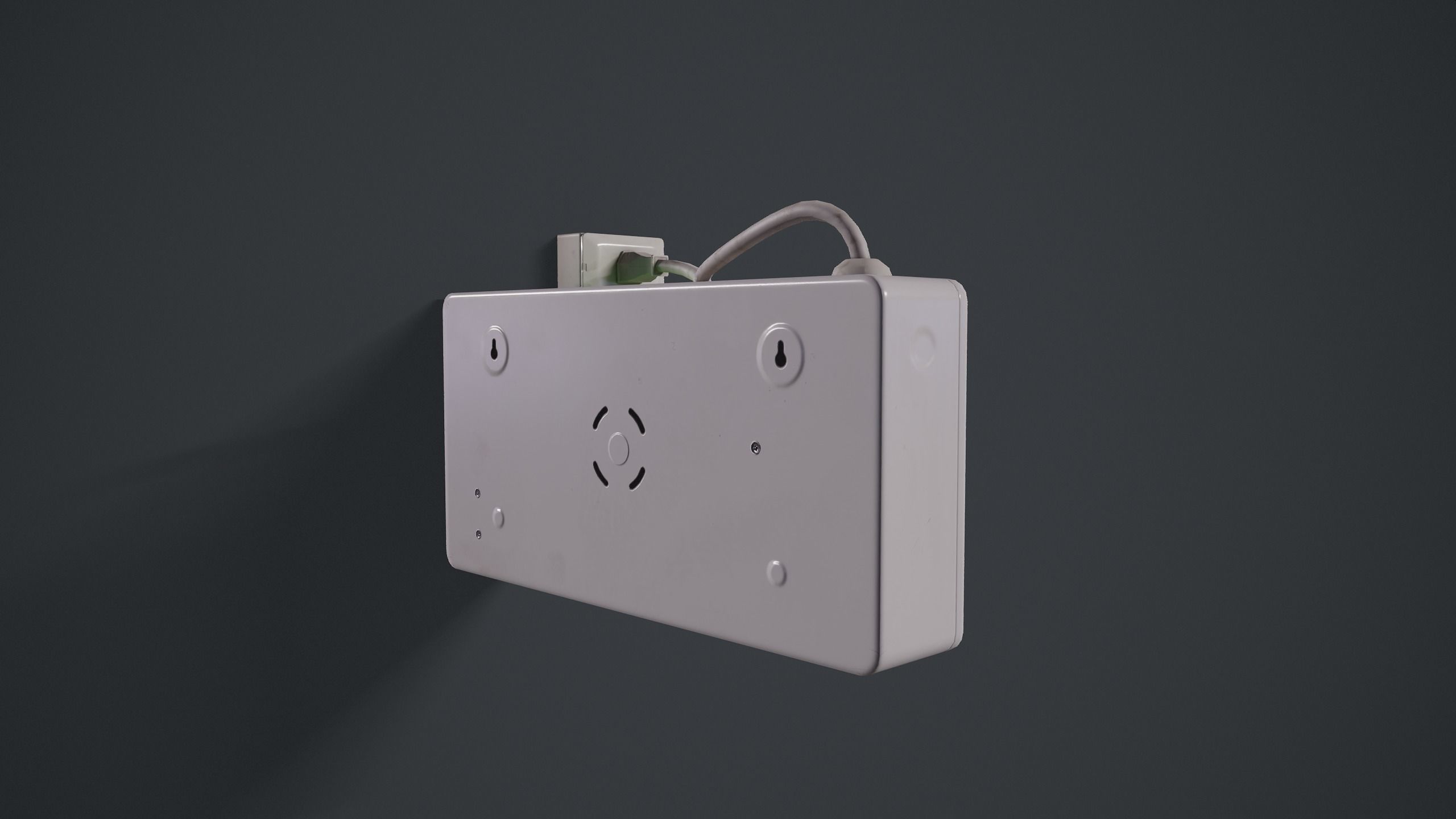 Emergency Exit Sign  Low-poly 3D model_6