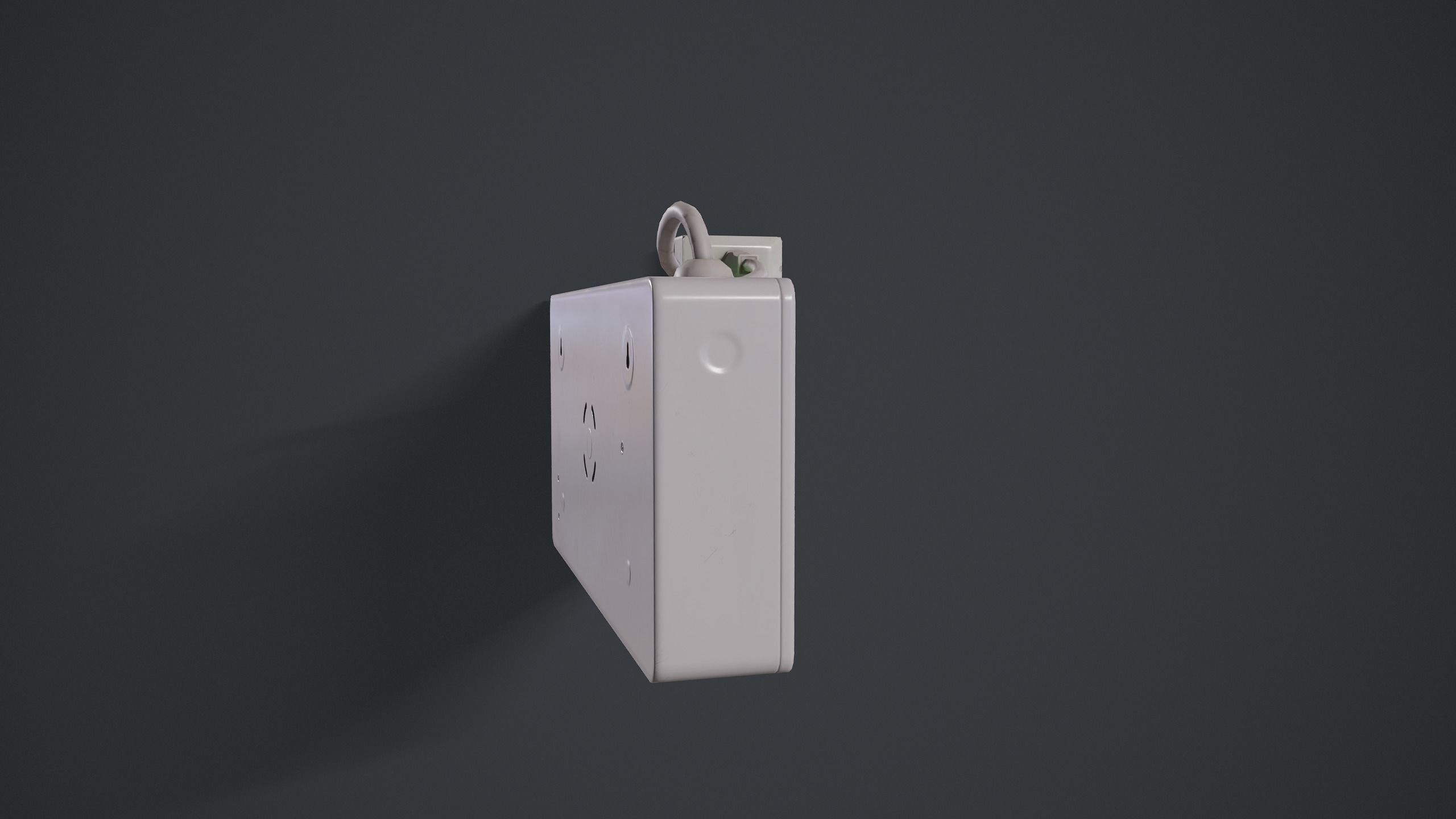 Emergency Exit Sign  Low-poly 3D model_5