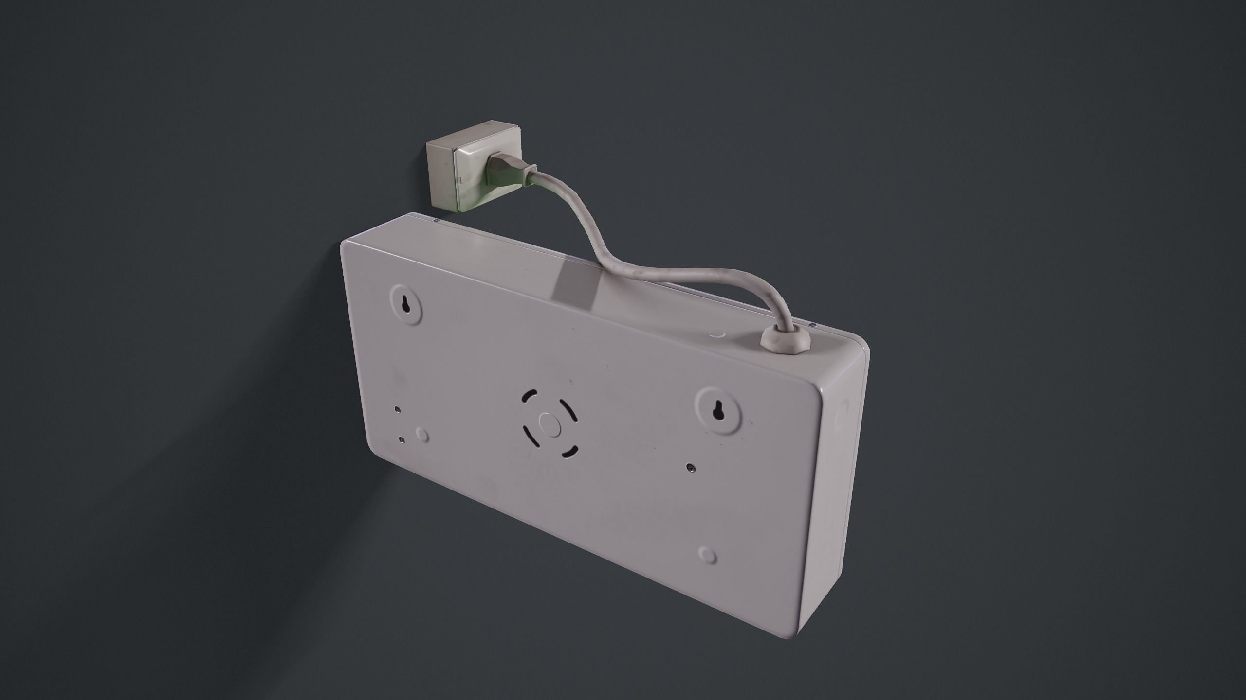 Emergency Exit Sign  Low-poly 3D model_12