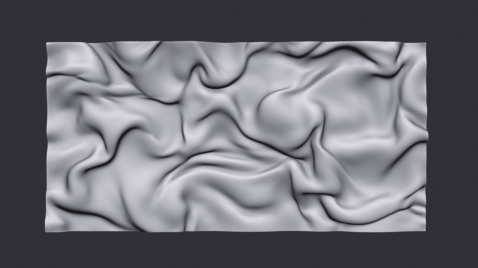 Drapery Wall Art Panel  for cnc carving 3D print model_11