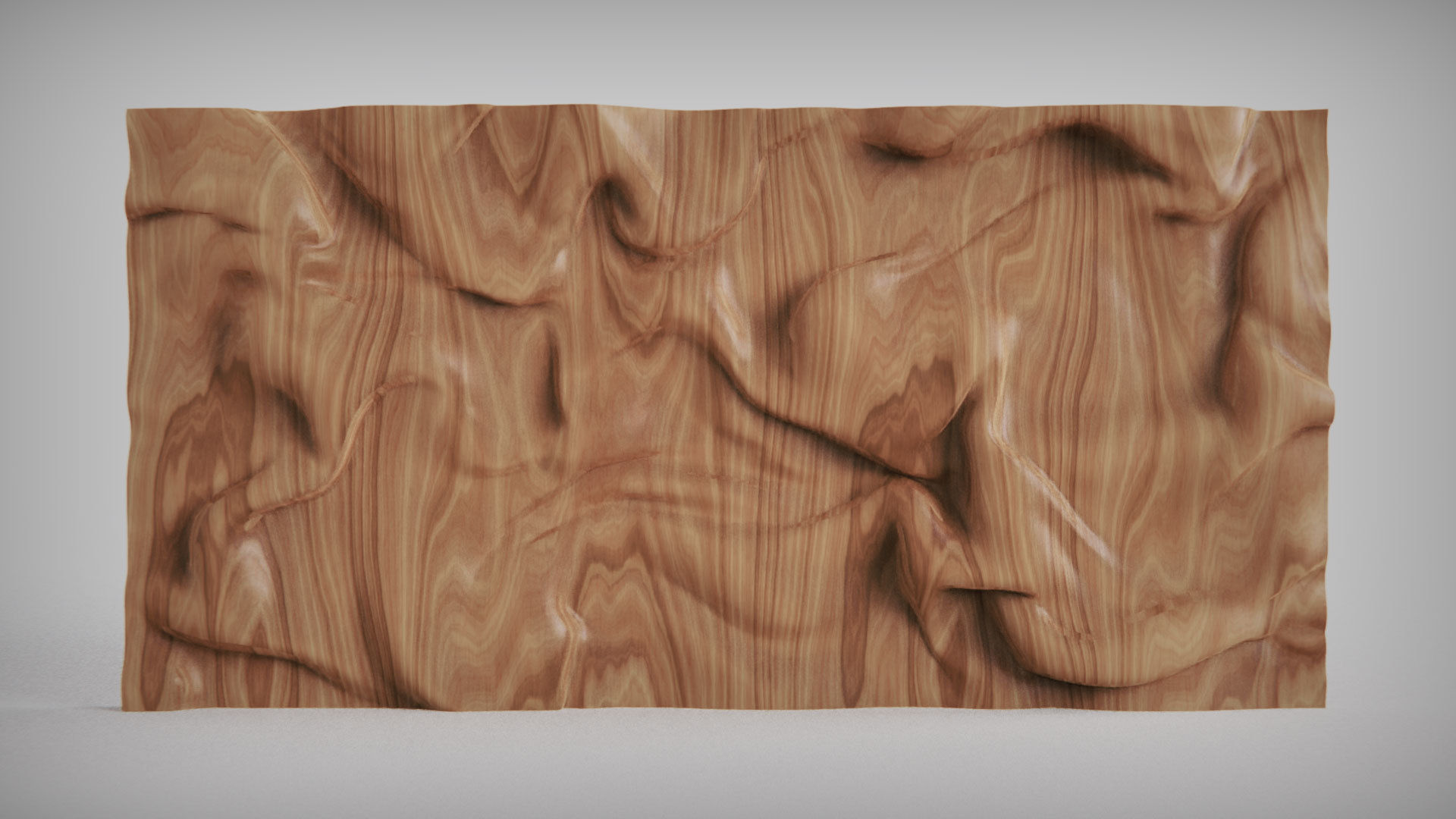 Drapery Wall Art Panel  for cnc carving 3D print model_17