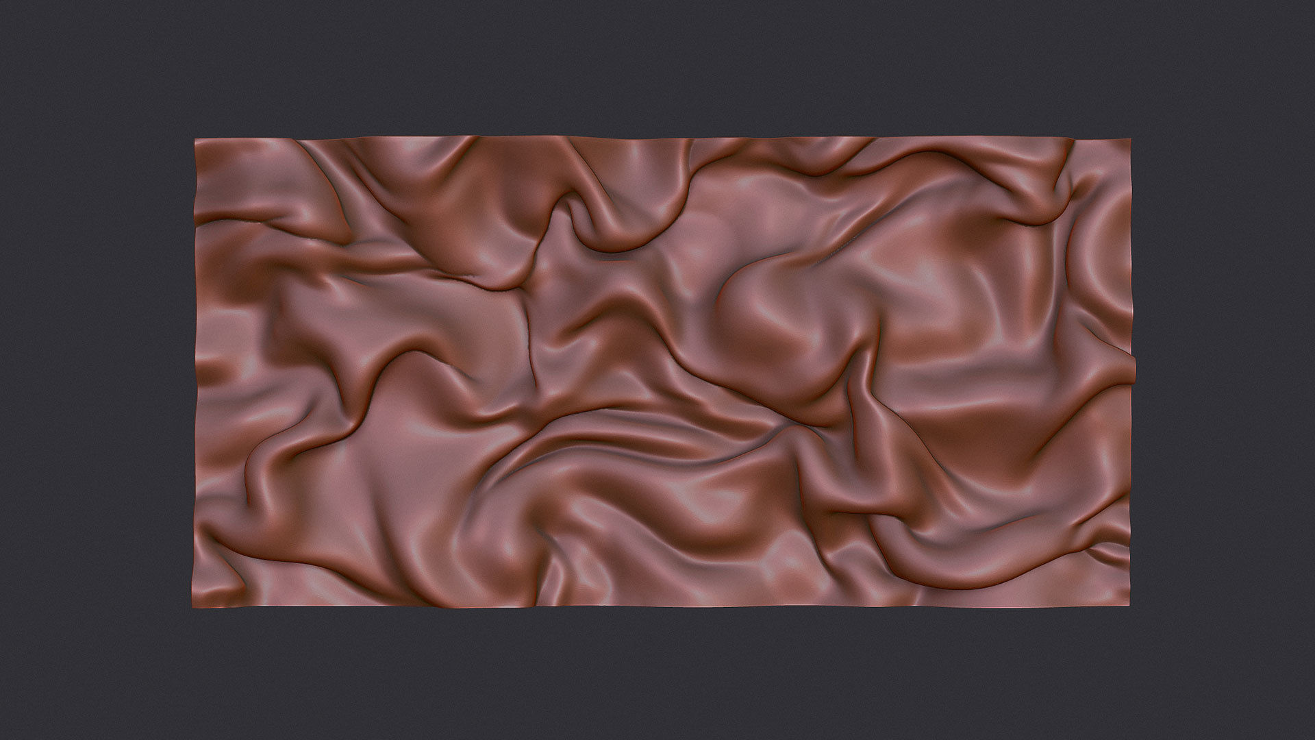 Drapery Wall Art Panel  for cnc carving 3D print model_2