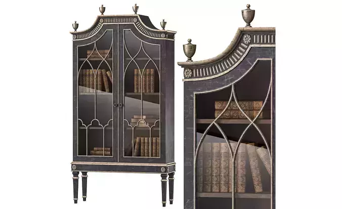 ebanista saville showcase cabinet