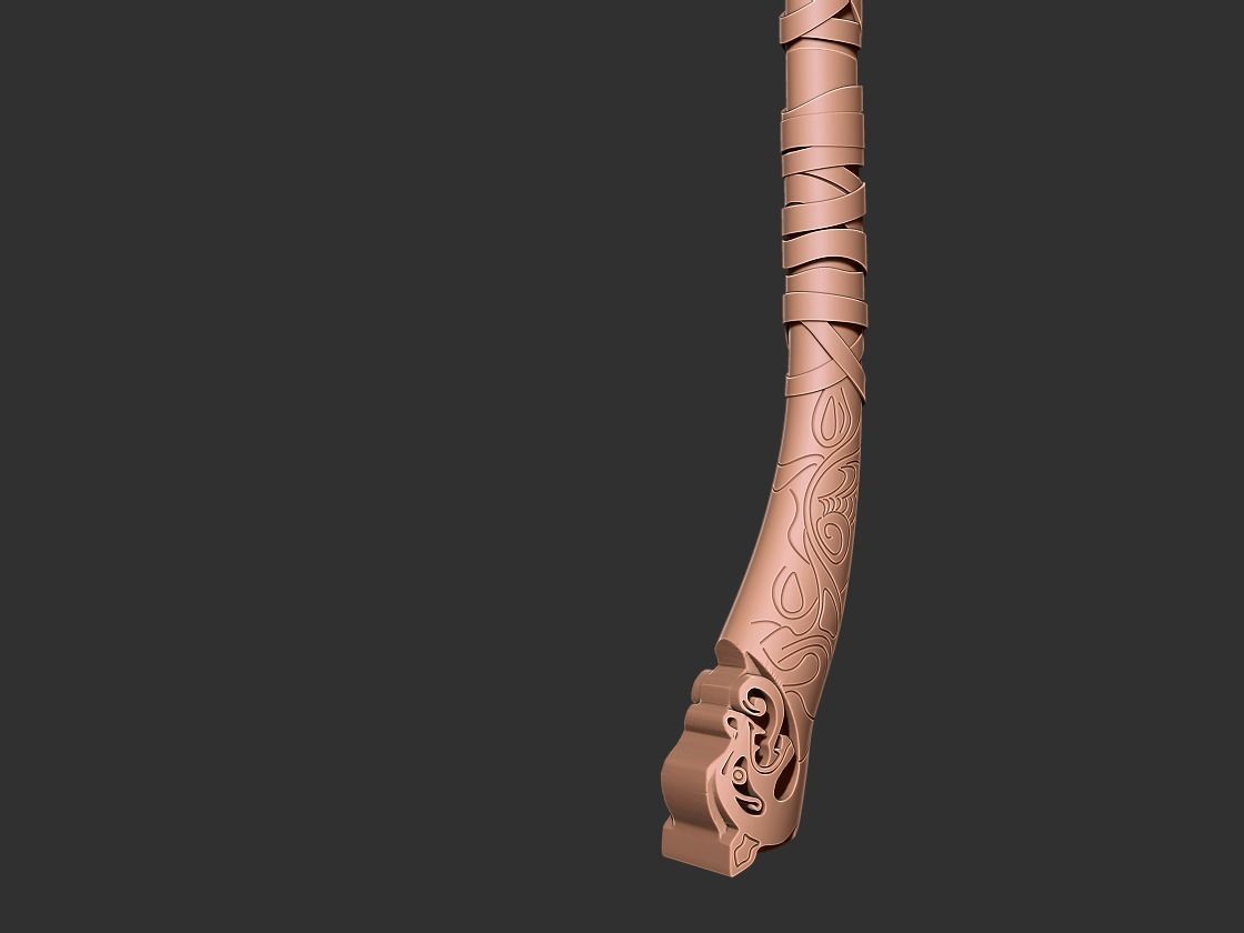 Leviathan Axe God of War  3D print model_2