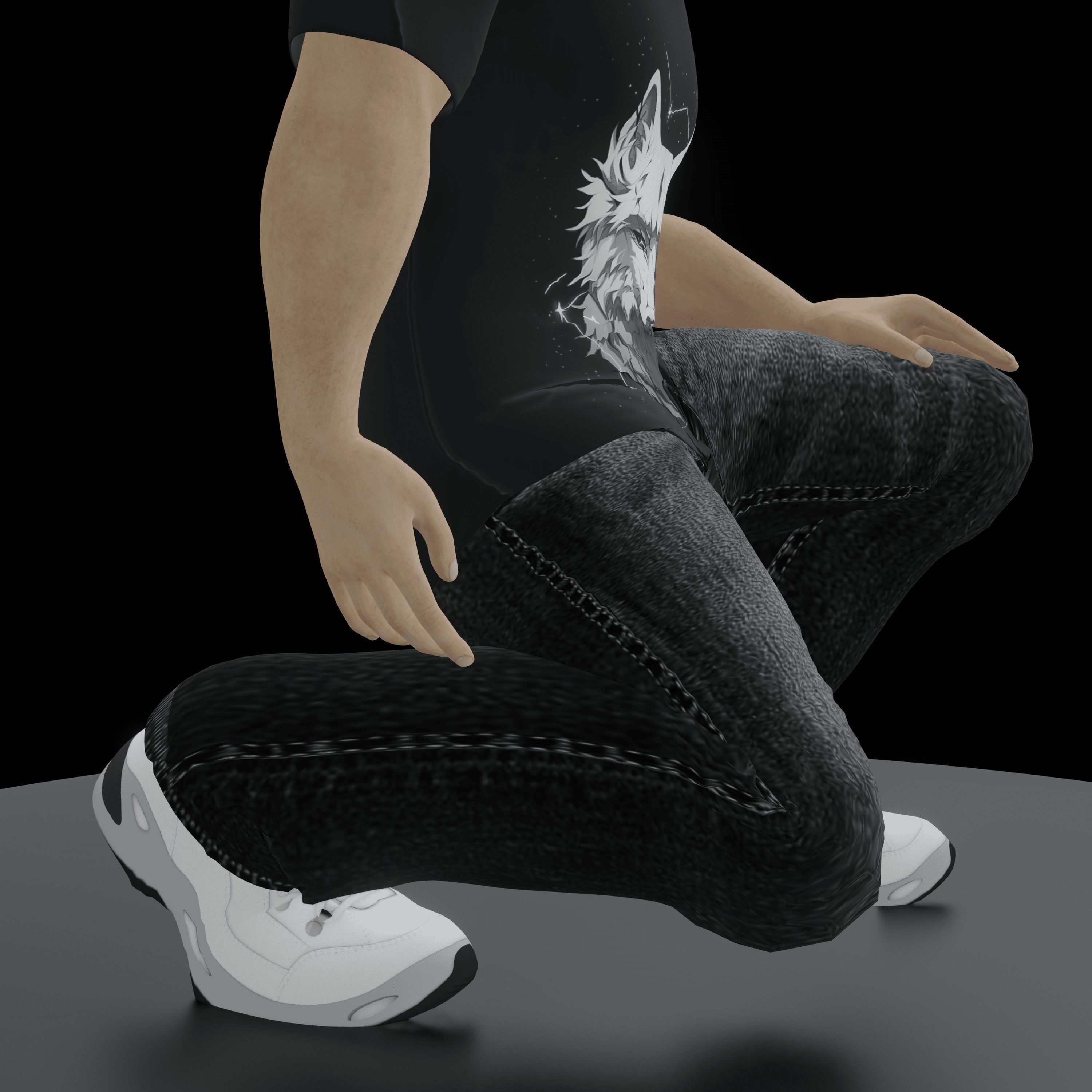 Sardar Sikh Boy Low-poly 3D model_6