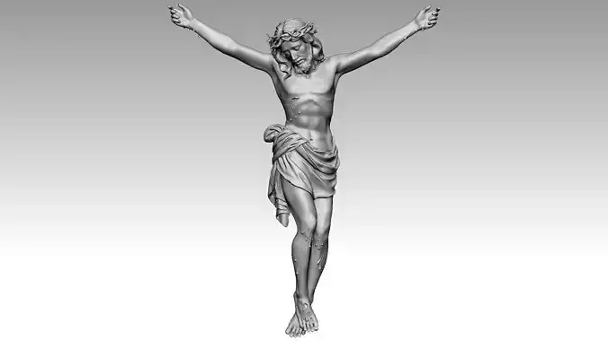 Jesus Christ on Cross II 3D print model