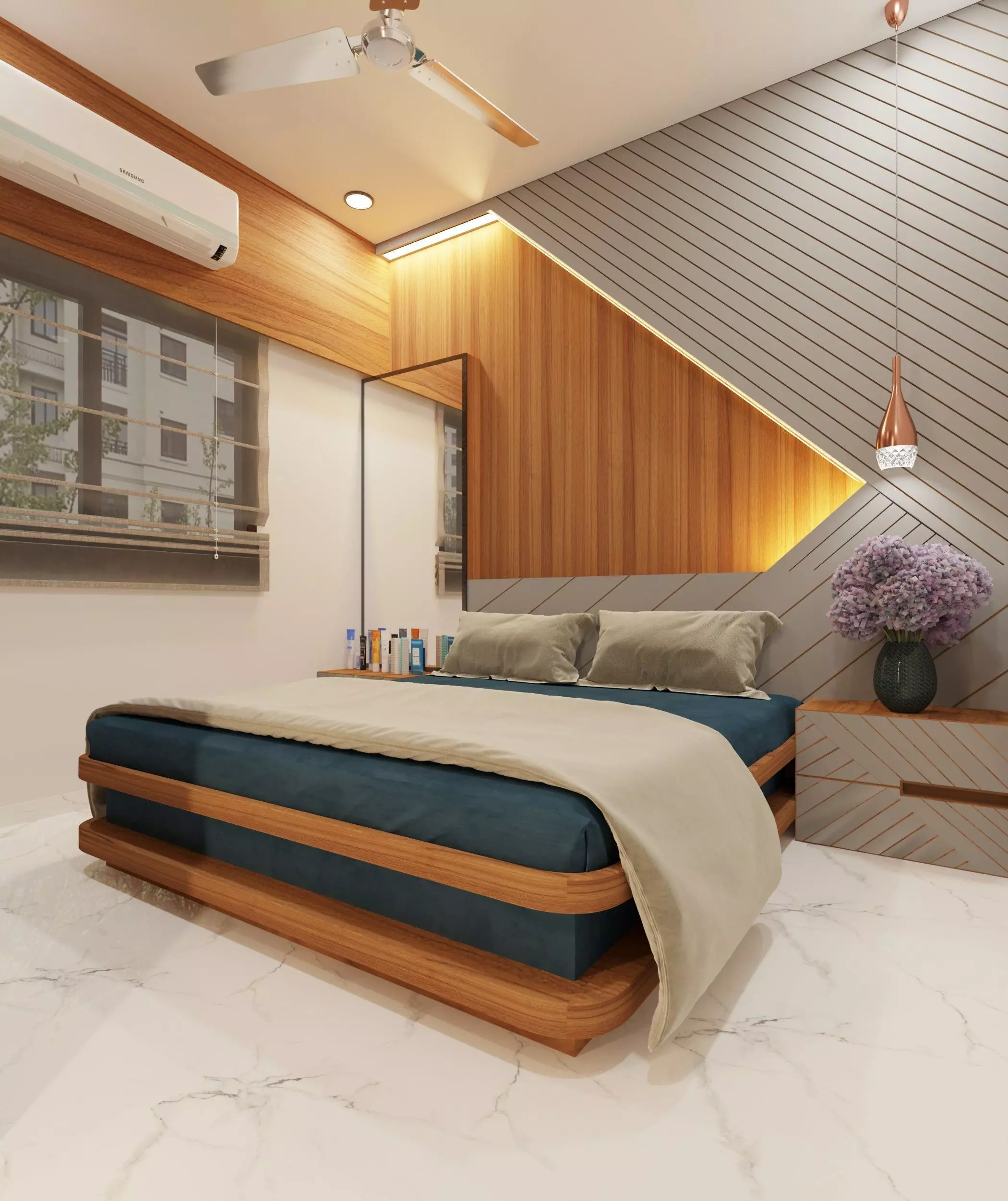 MODERN BEDROOM 3D model