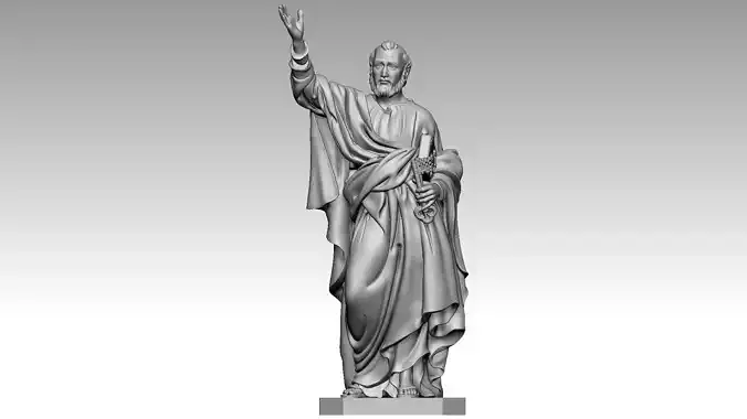 Saint Peter 3D print model