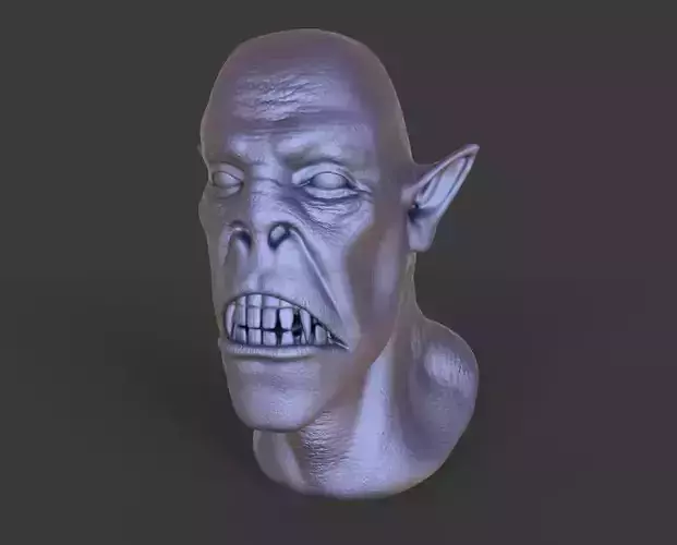 HEAD-Goblin4 high poly sculpt 3D model