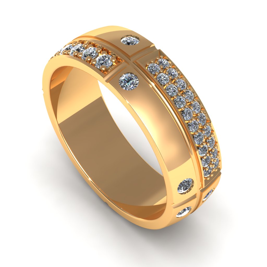 Wedding Band 3D print model_1