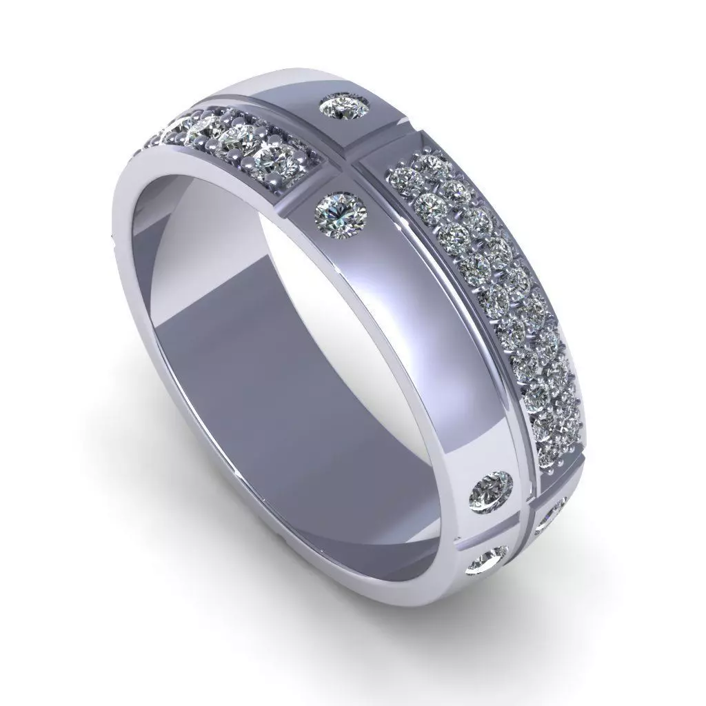 Wedding Band 3D print model_0