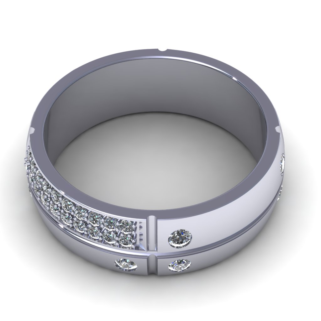 Wedding Band 3D print model_5