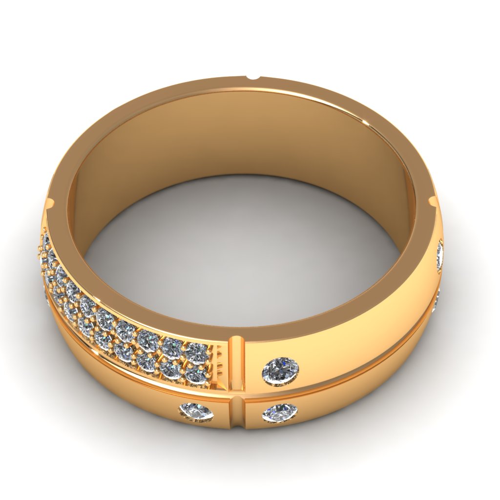 Wedding Band 3D print model_4