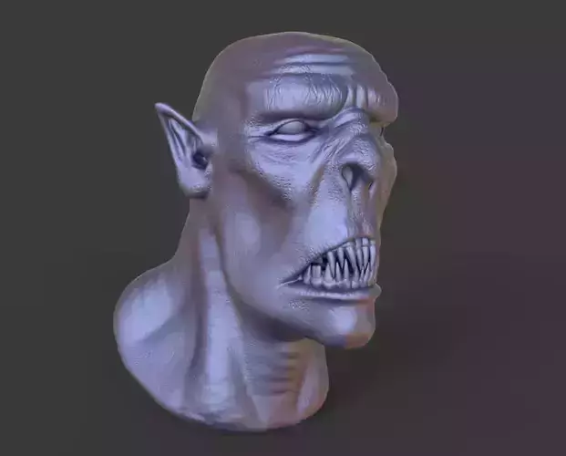 HEAD-Goblin5  high poly sculpt 3D model