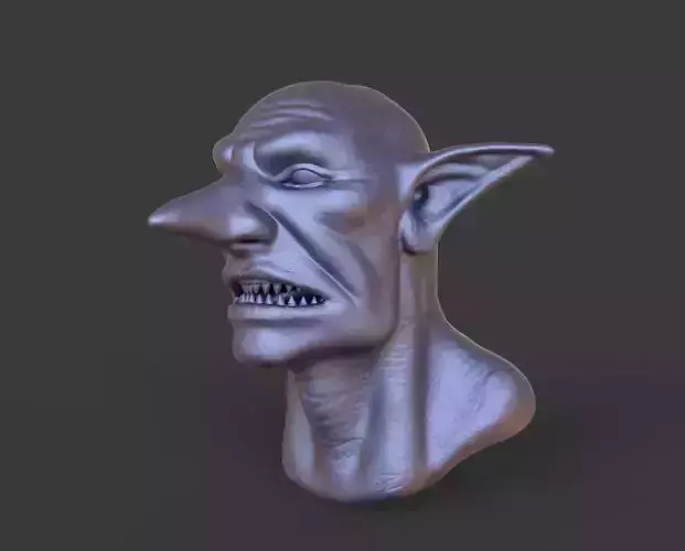 HEAD-Goblin6  high poly sculpt 3D model