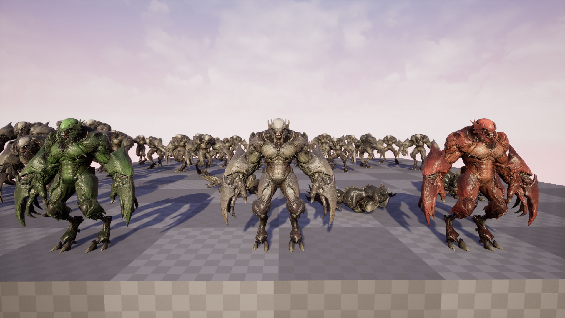 Hell Demon Pack 4 3D Model Collection_11