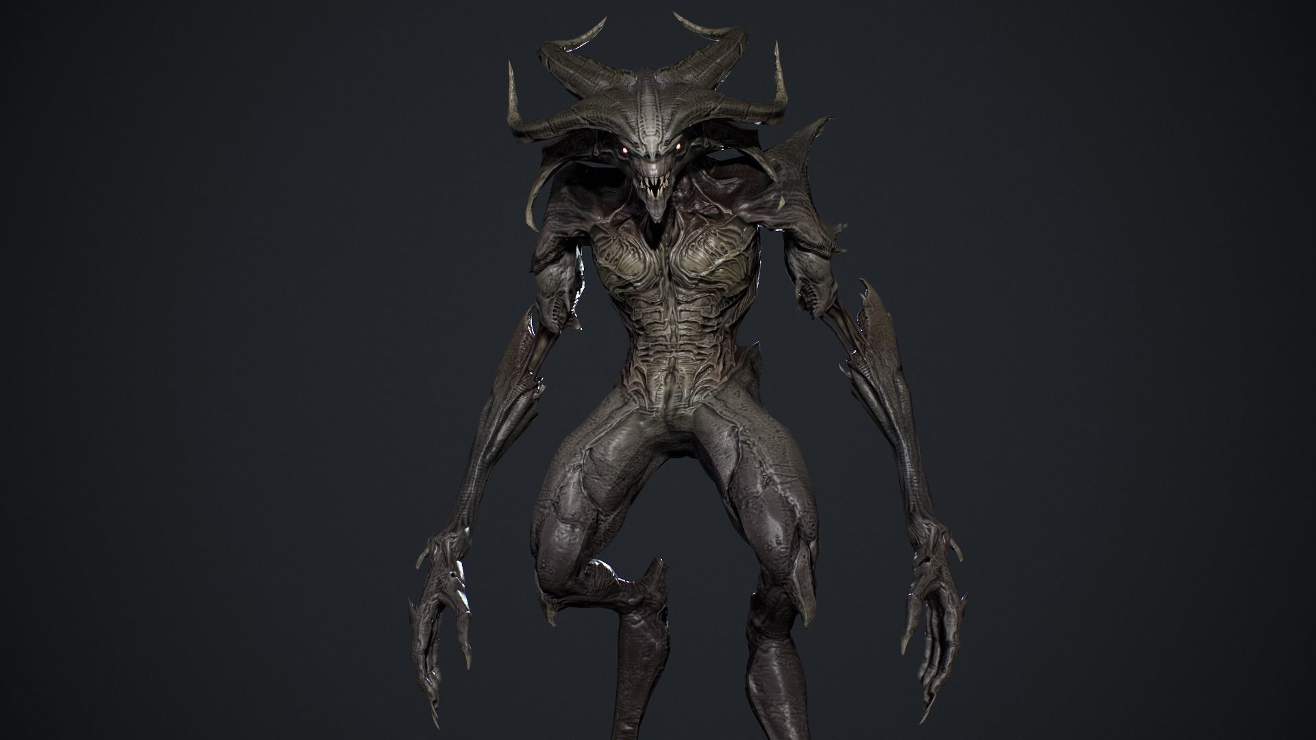 Hell Demon Pack 4 3D Model Collection_4