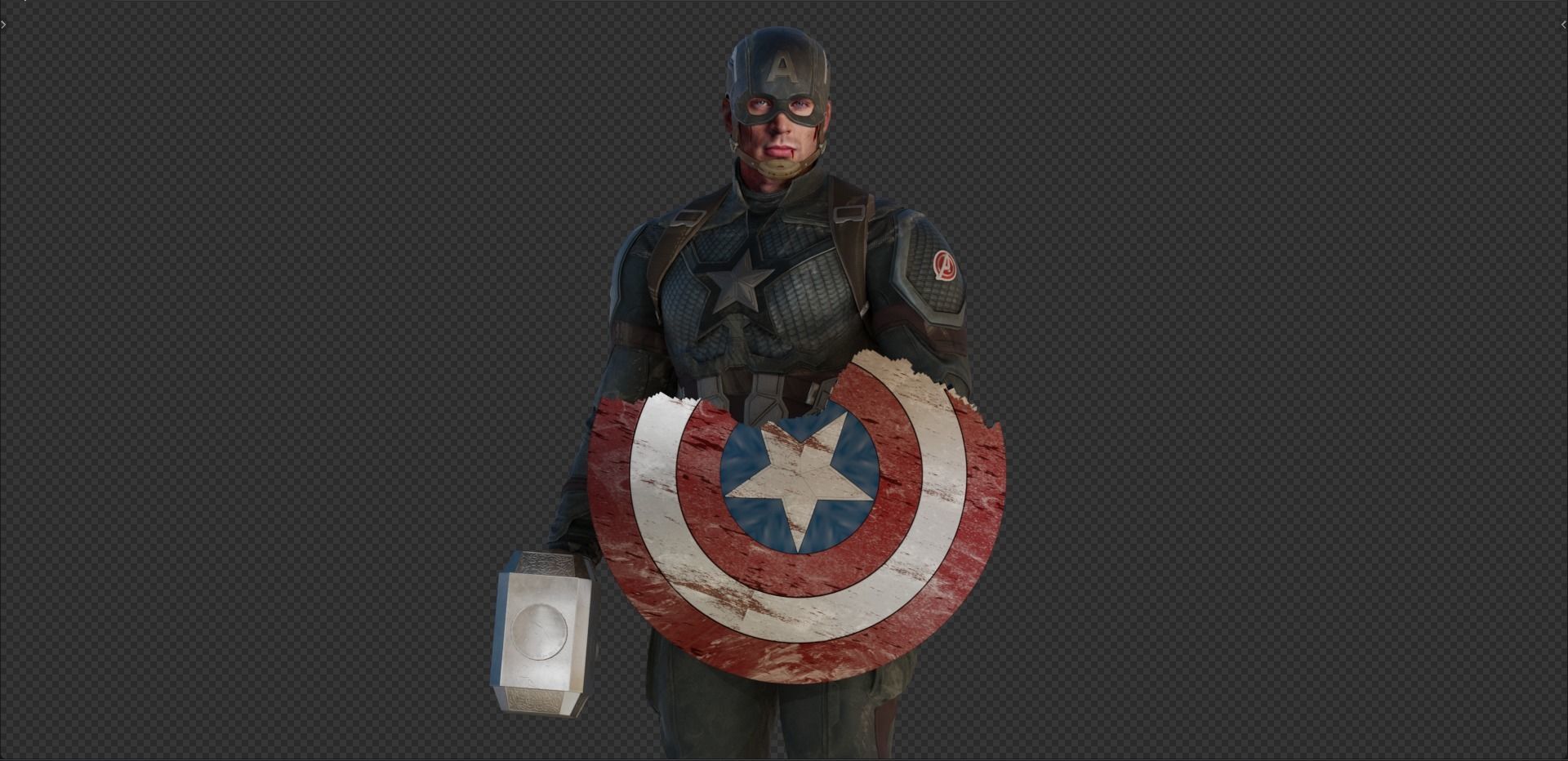 Captain America Steve Rogers from Avengers Endgame 3D model_18