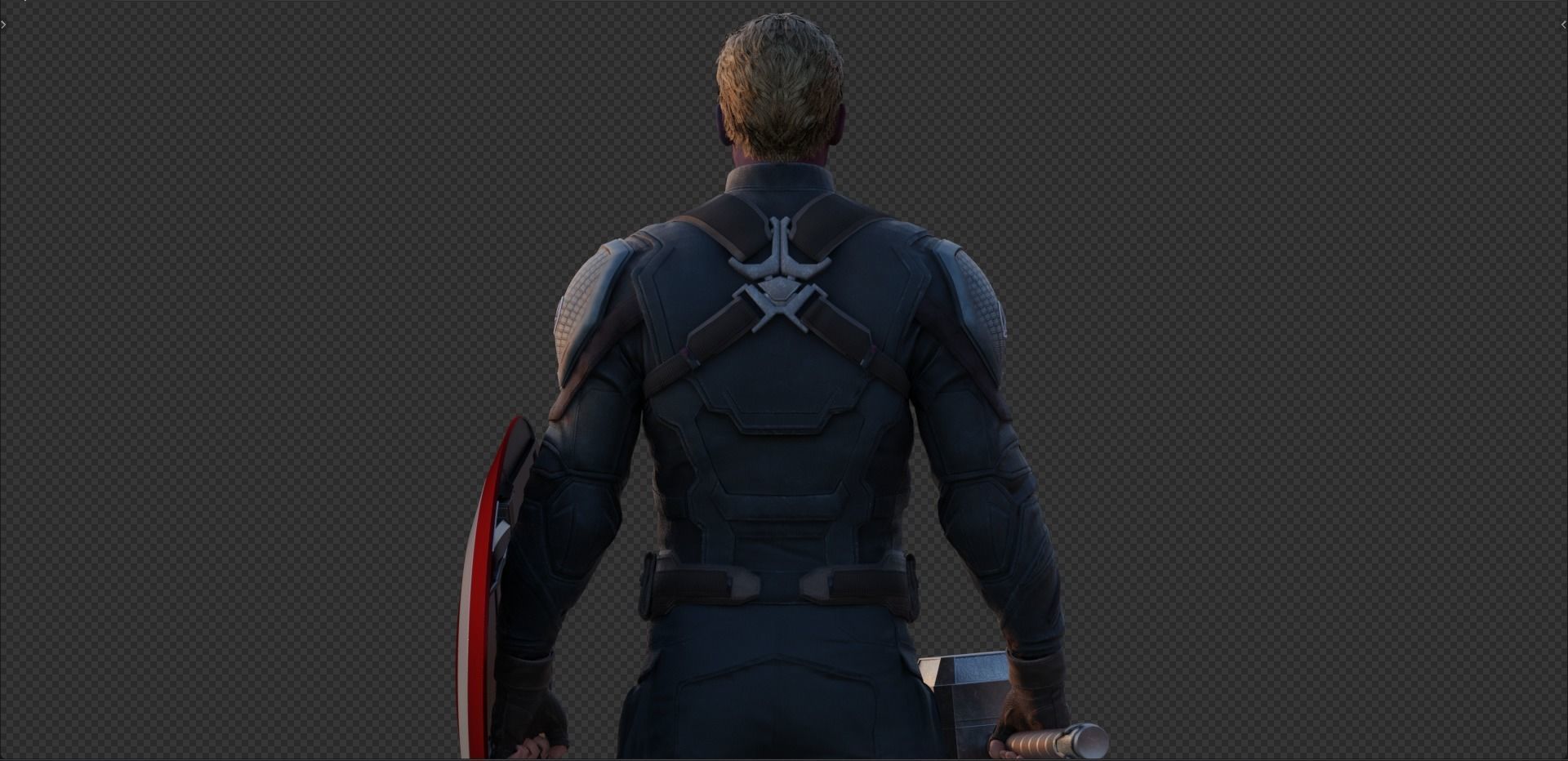 Captain America Steve Rogers from Avengers Endgame 3D model_12