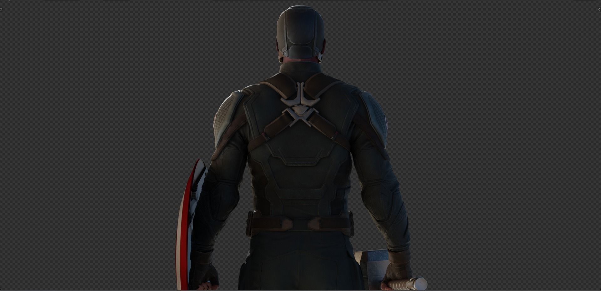 Captain America Steve Rogers from Avengers Endgame 3D model_9
