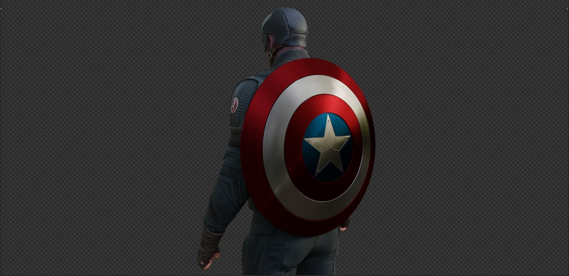 Captain America Steve Rogers from Avengers Endgame 3D model_20
