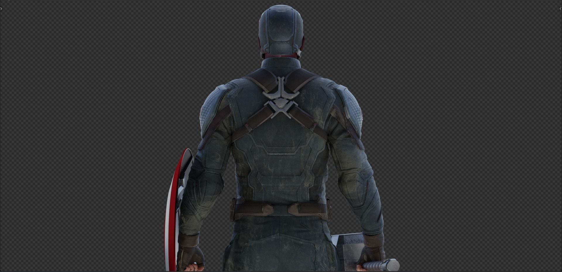 Captain America Steve Rogers from Avengers Endgame 3D model_6