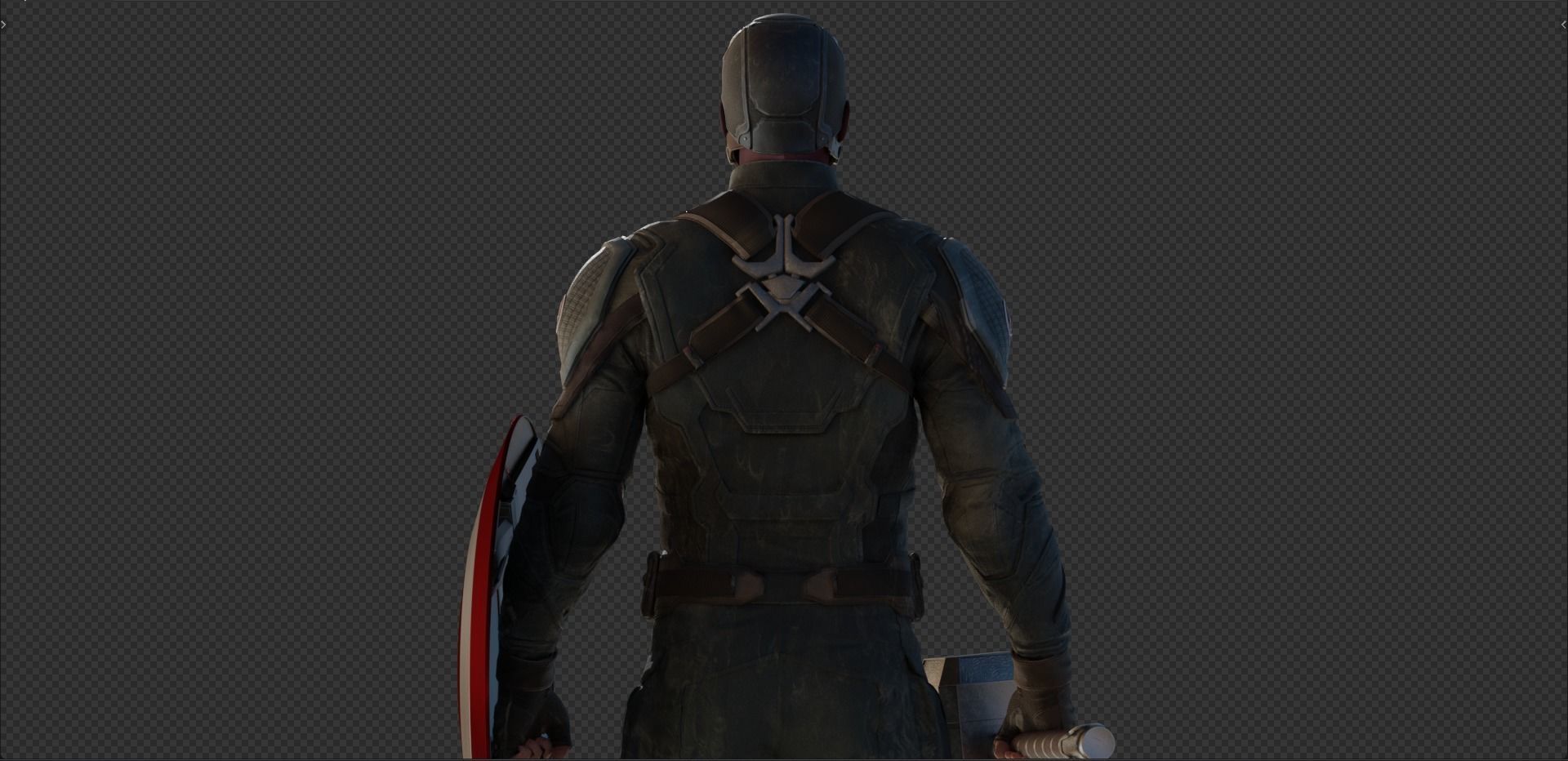 Captain America Steve Rogers from Avengers Endgame 3D model_10