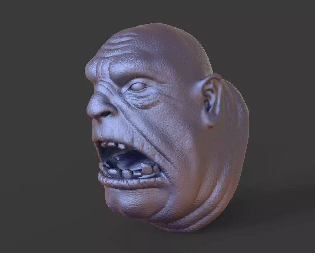 HEAD-Goblin10  high poly sculpt 3D model 3D model_0
