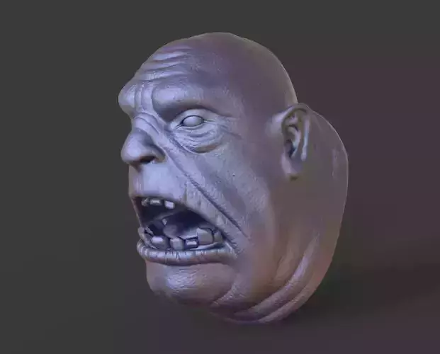 HEAD-Goblin10  high poly sculpt 3D model
