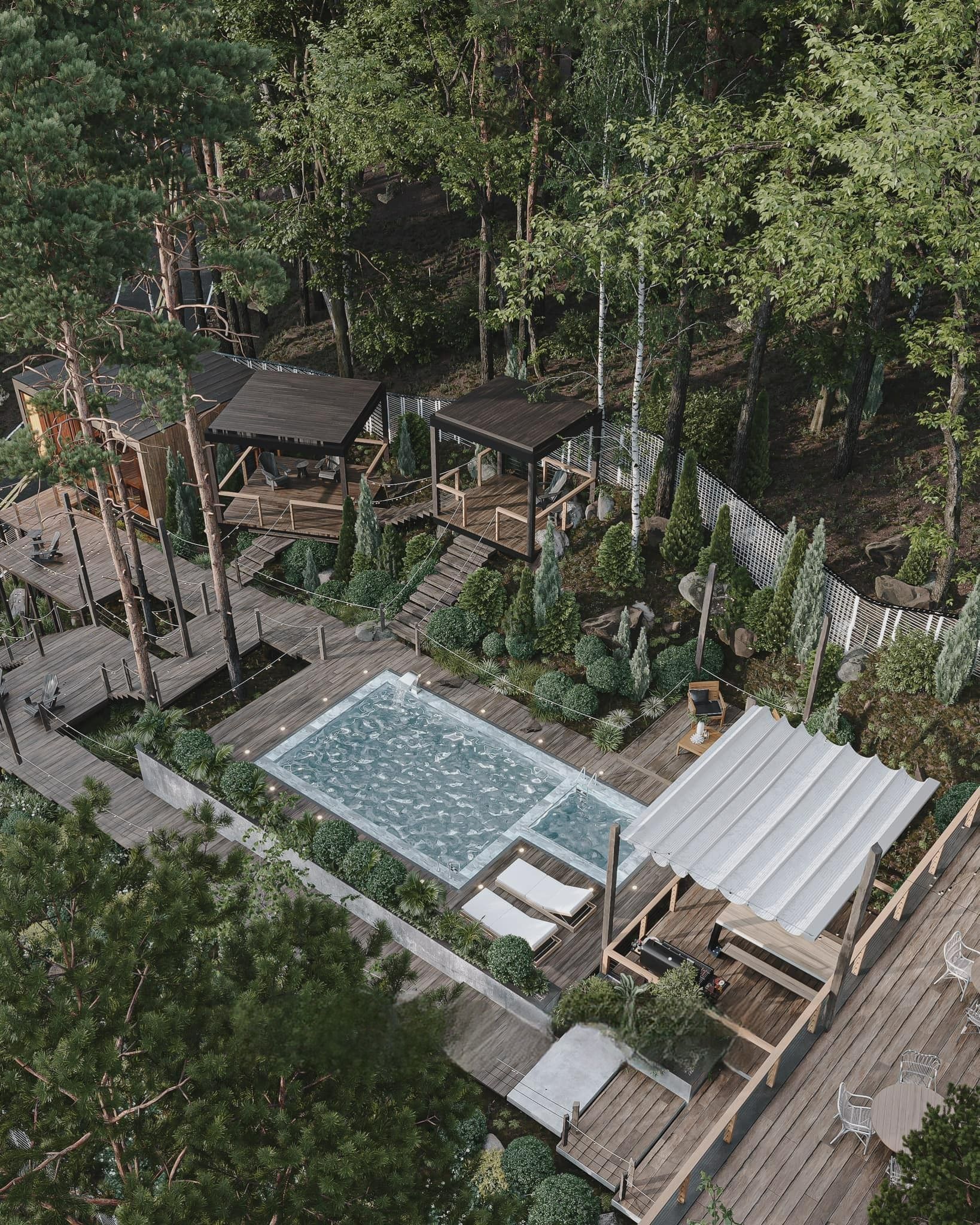 Forest House 3D model_1