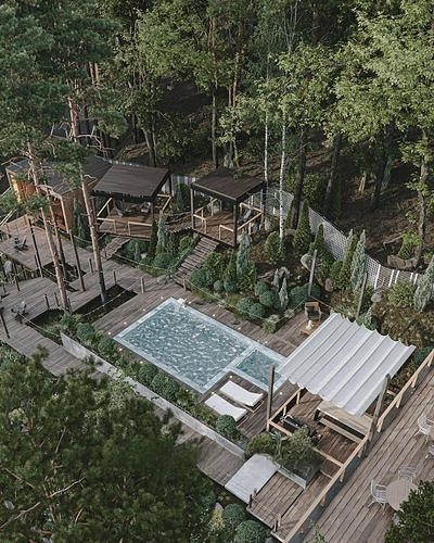 Forest House  3D model 2