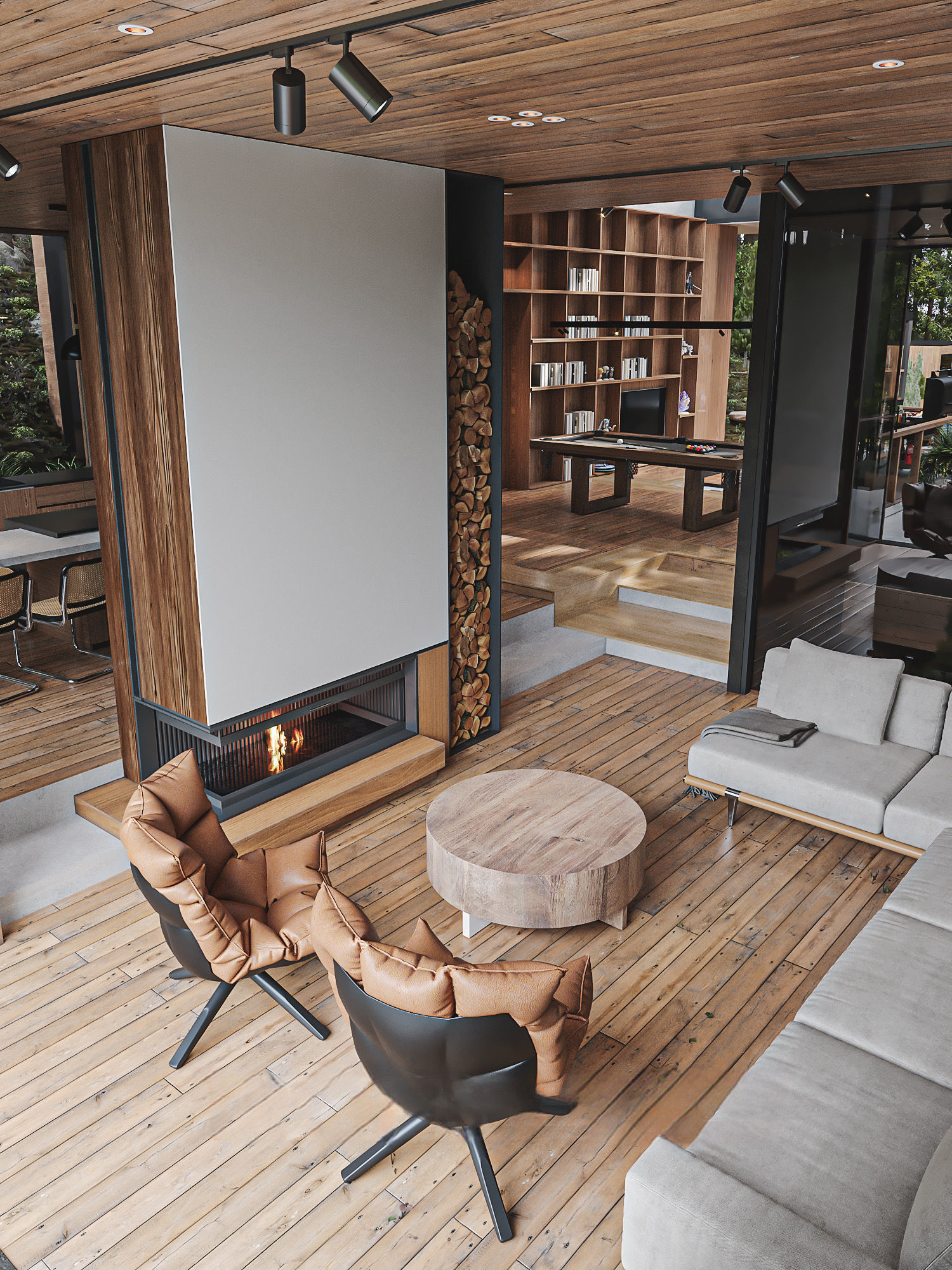 Forest House 3D model_7