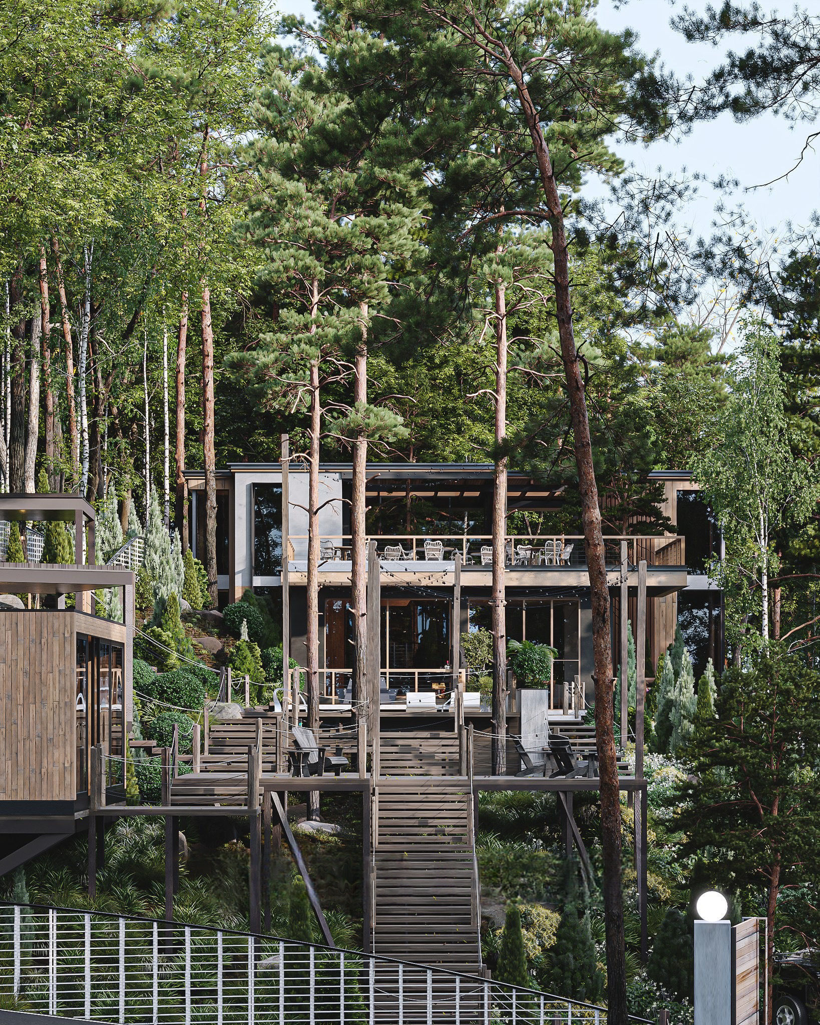 Forest House 3D model_2