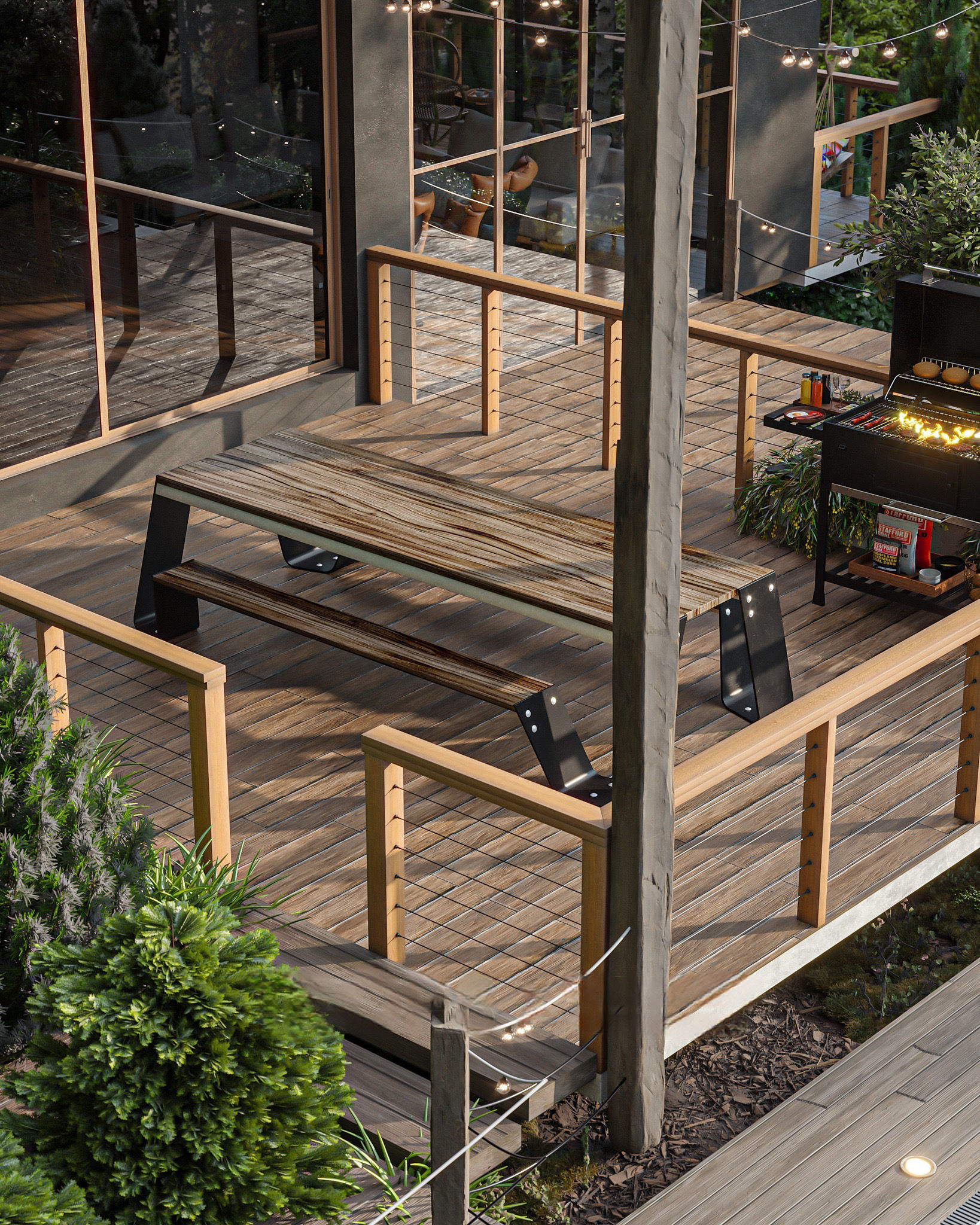 Forest House 3D model_9