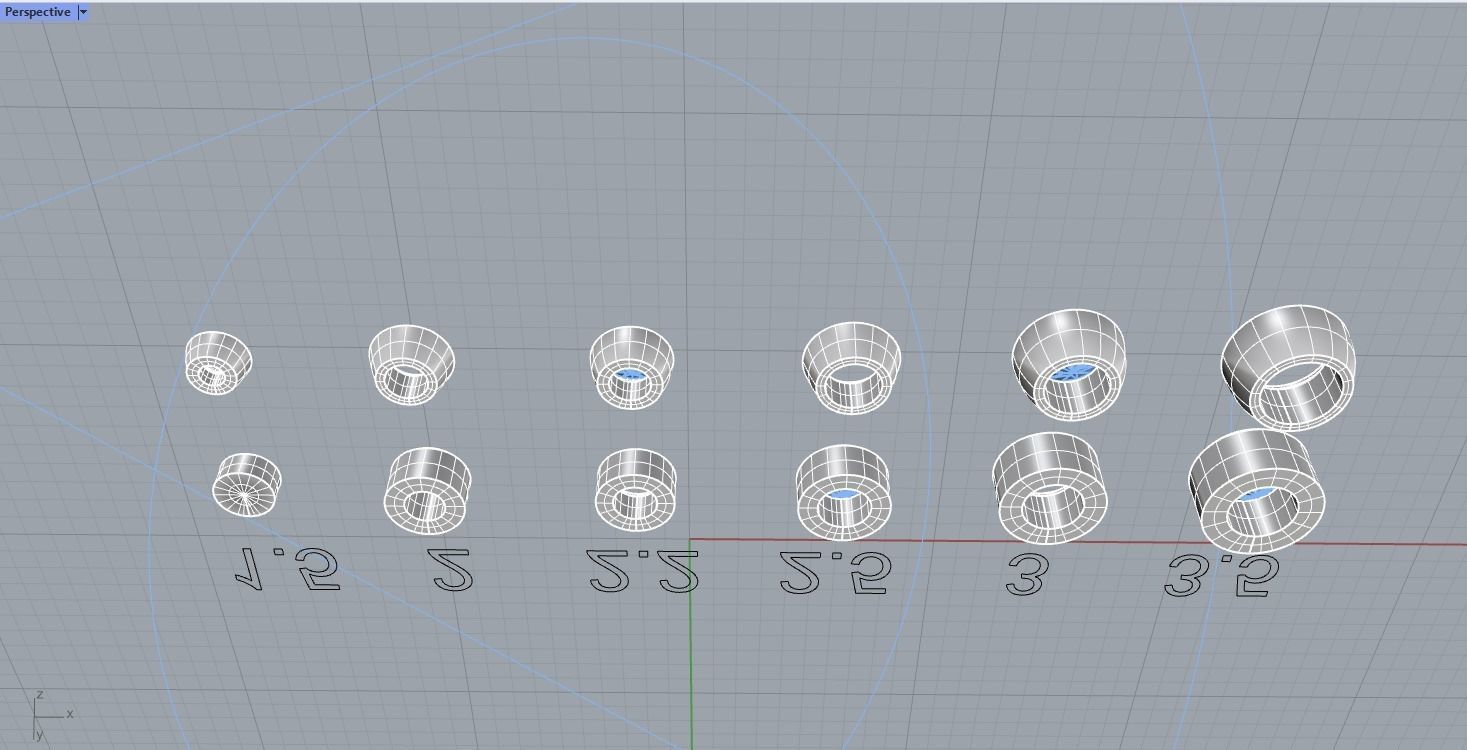 Collection Stone Setting  Ready made Chaton 3D print model_5