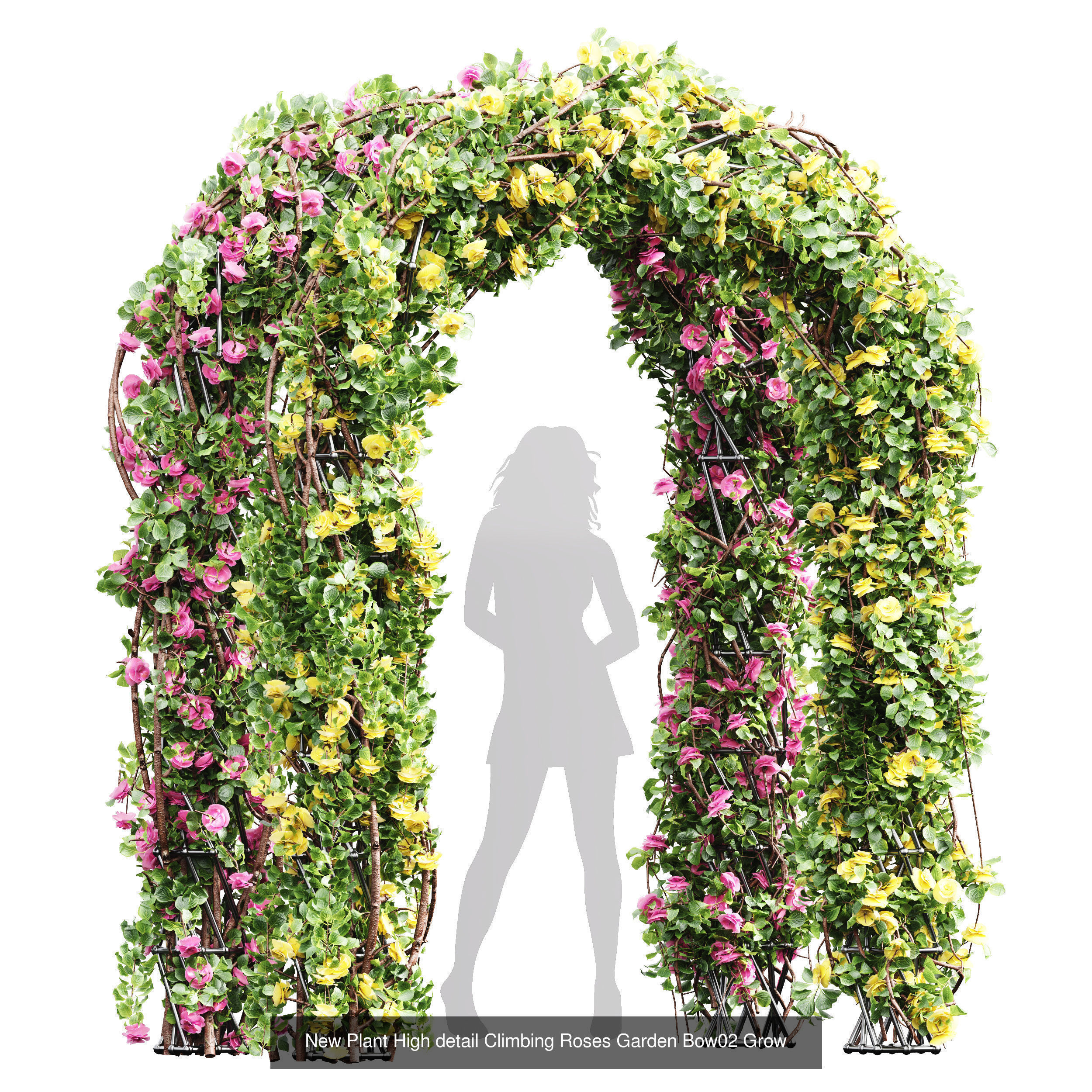 7 Different SETS of Plant Flower SET VOL69 3D Model Collection_1