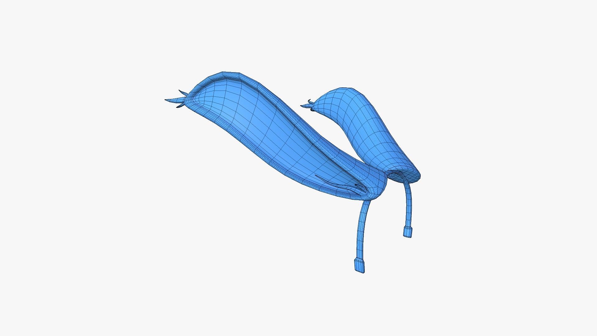 Furry Ears Tiara I04 Beige - Headband Character Design Low-poly 3D model_15