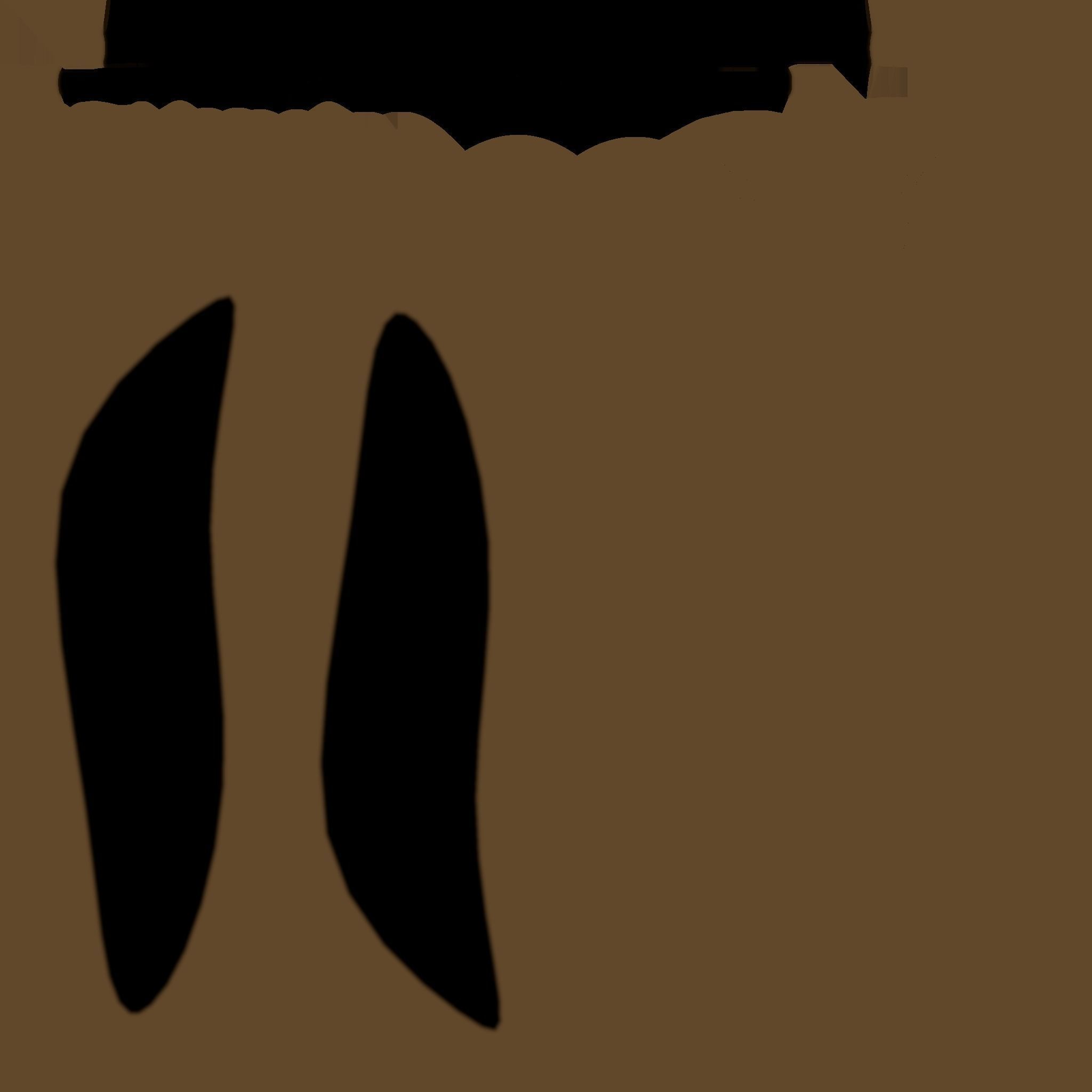 Furry Ears Tiara I05 Brown - Headband Character Design Low-poly 3D model_17